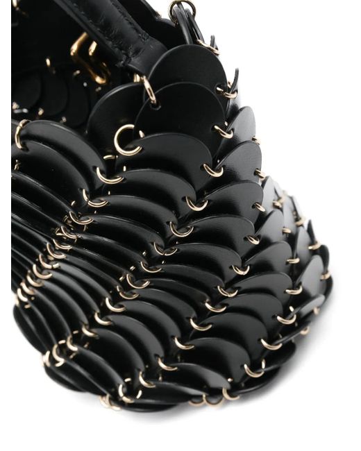 Rabanne Black Bucket Paco Mini Bag