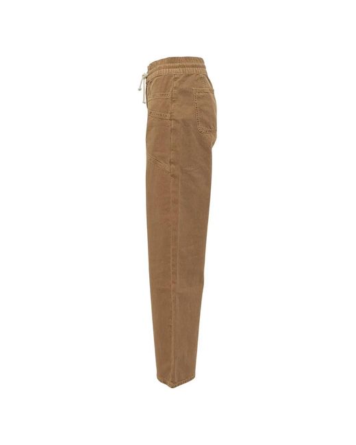 Ba&sh Natural Drawstring Jeans