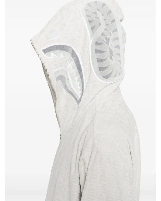 A Bathing Ape White Monogram Jacket for men
