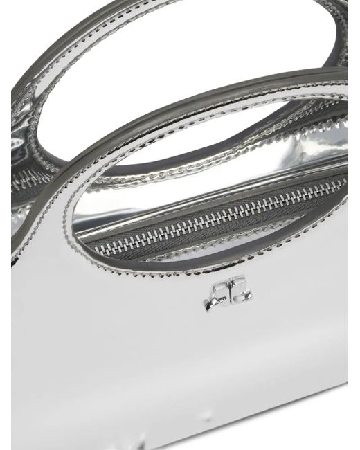 Courreges White Mini Holy Schultertasche