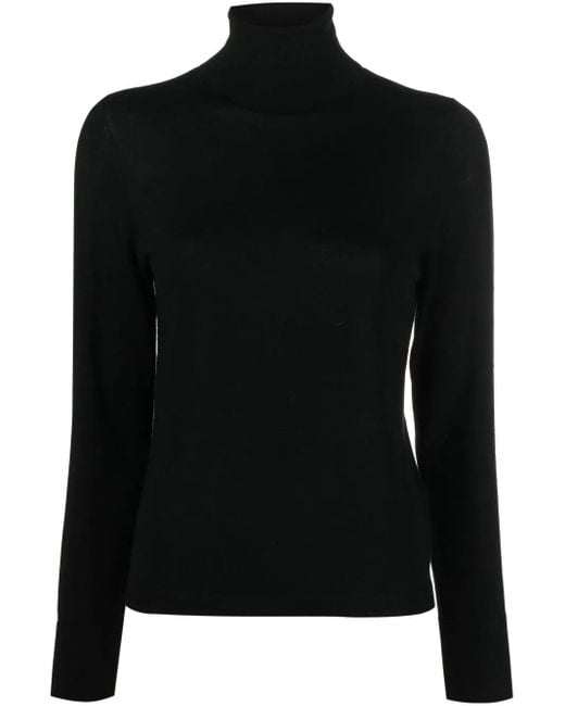 Allude ハイネック セーター Black