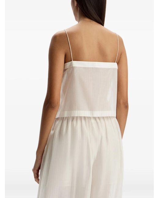 12 STOREEZ White Pinstripe Blouse