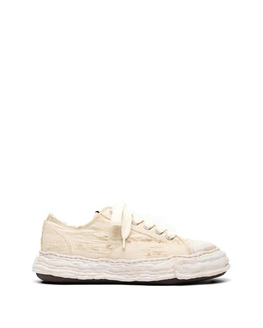 Maison Mihara Yasuhiro White Peterson23 Ripped Overdye Sneakers for men