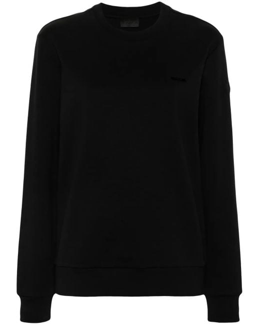 Moncler Black Rick Owens Cotton Sweatshirt, Gender Neutral