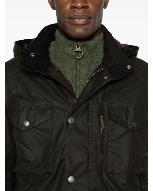 Barbour Black Sapper Waxed Jacket for men