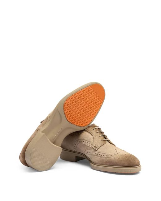Santoni Easy Budapester in Brown für Herren