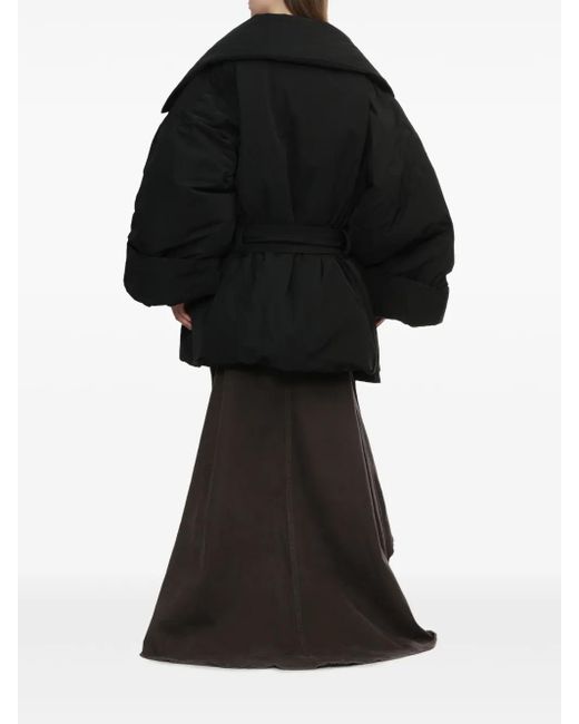 VAQUERA Black Duvet Coat