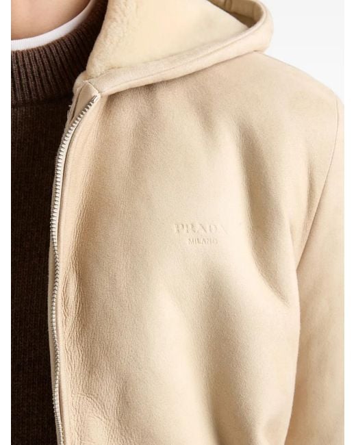 Bomber di Prada in Natural da Uomo