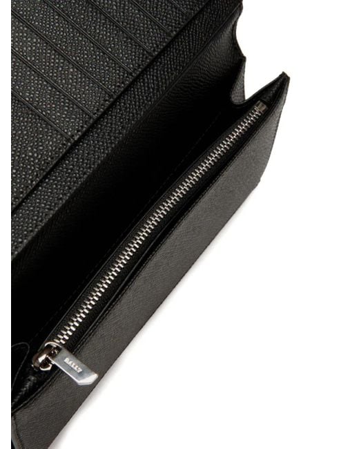 Cartera con diseño en relieve Bally de hombre de color Black