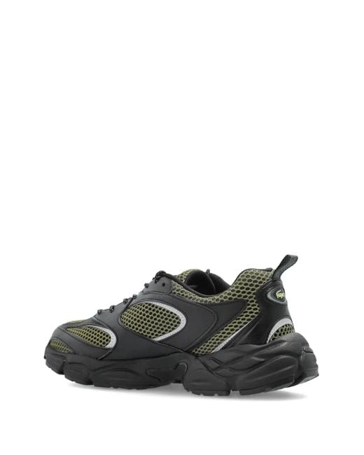 Zapatillas con paneles de malla Lacoste de color Black