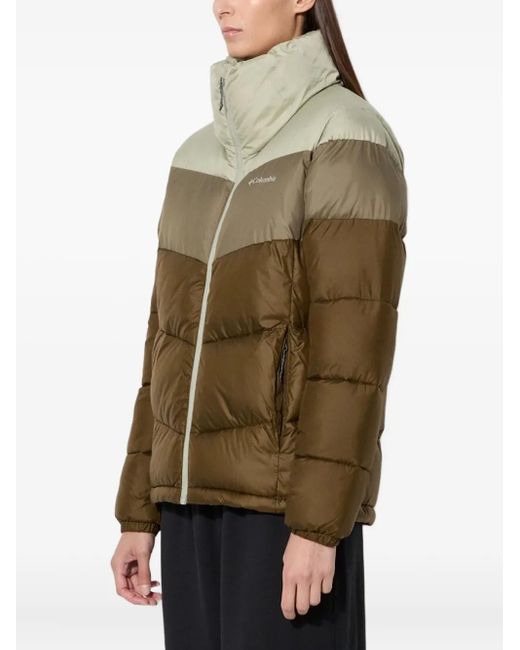 Columbia Green Puffect Three-Tone Puffer Jacket