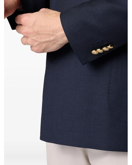 Brooks Brothers Blue Virgin-Wool Blazer for men
