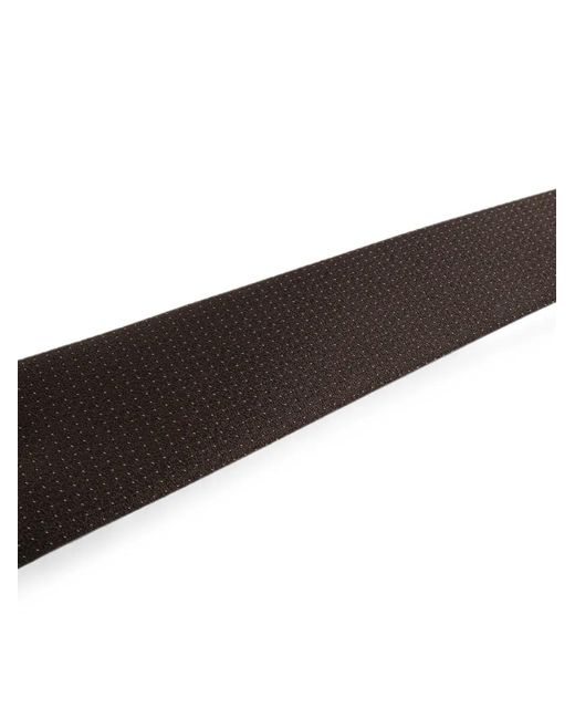 Giorgio Armani Brown Micro-Pattern Tie for men
