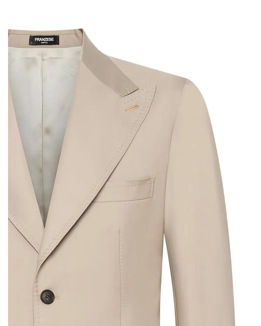 Franzese Collection Natural Stefano De Martino Single-Breasted Suit for men