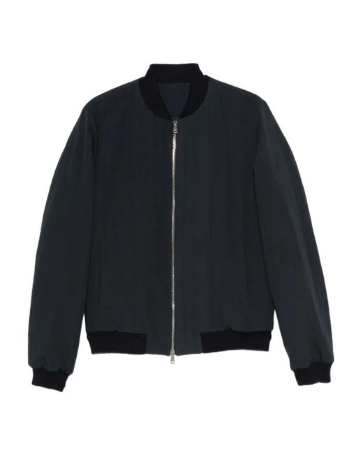 Costumein Blue Zip-Up Bomber Jacket for men