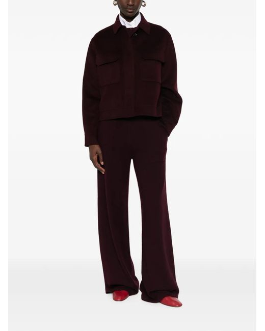 Bompard Red Double-Sided Flap-Pocket Jacket