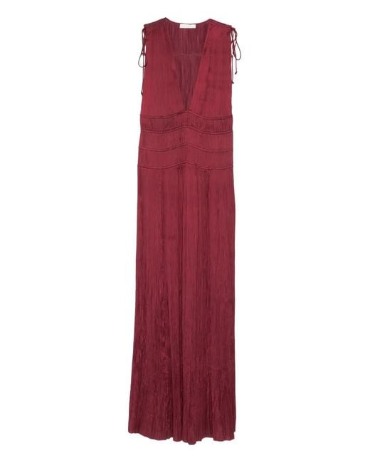 Tasneem V-neck tie-shoulder maxi dress Ulla Johnson de color Red