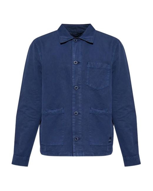 Paul Smith Blue Casual Fit Jacket for men