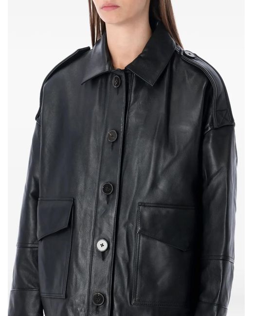 Sessun Black Harriboyd Button-Up Jacket