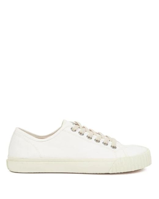 Maison Margiela White Low Top Tabi Sneakers