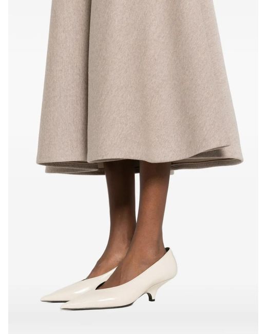 Max Mara Whisky Midi-Rok Met A-Lijn in het Brown