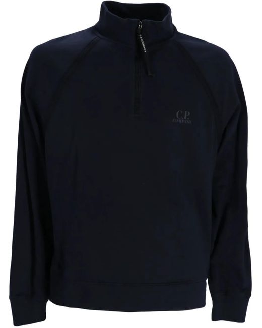 C P Company Blue Cotton Sweatshirt for men