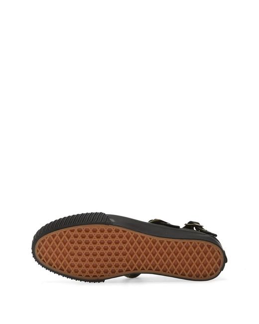 Vans Black Star-Studded Buckled Sneakers