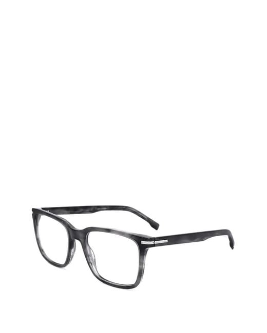 Boss Brille Mit Eckigem Gestell in White für Herren