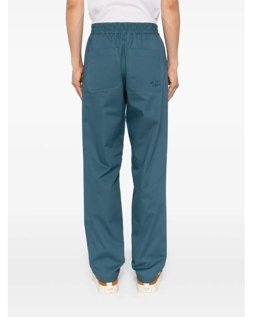 Maison Kitsuné Blue Casual Pants for men