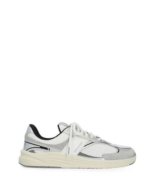 Groundies White Starlite 2.0 Panelled Sneakers