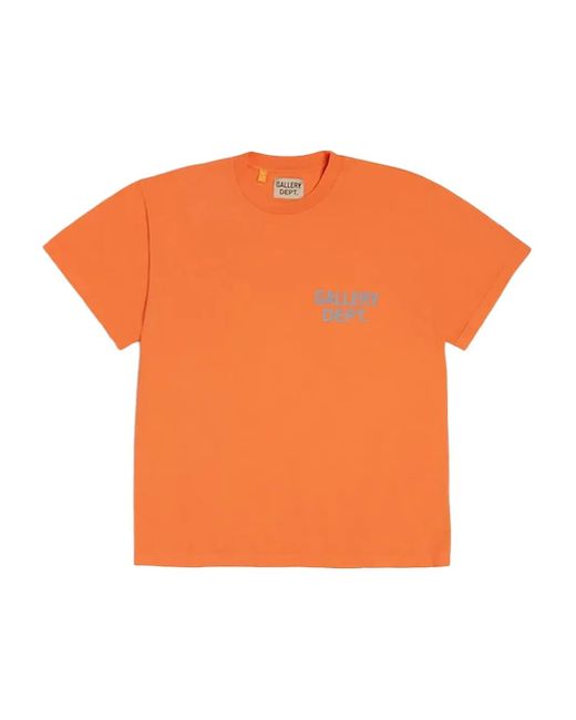 GALLERY DEPT. Orange T-Shirt À Logo Imprimé