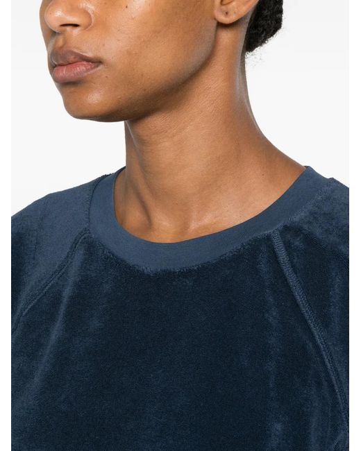 Suzie Kondi Blue Raglan-Sleeve Sweatshirt