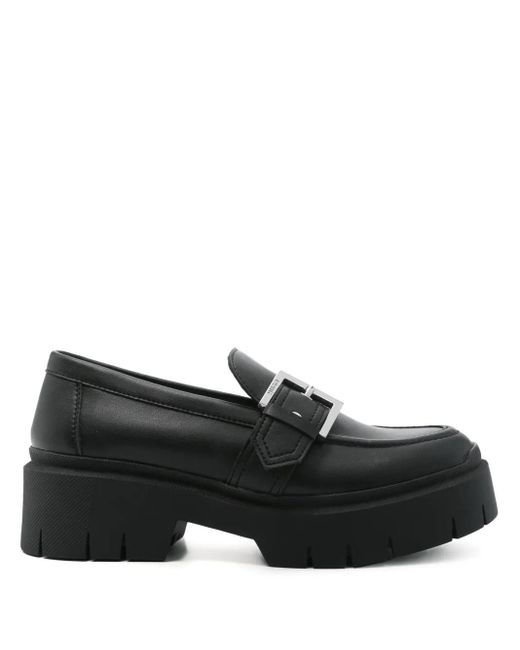 HUGO バックル ローファー Black