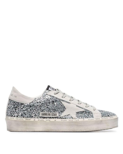 golden goose glitter superstar sneakers