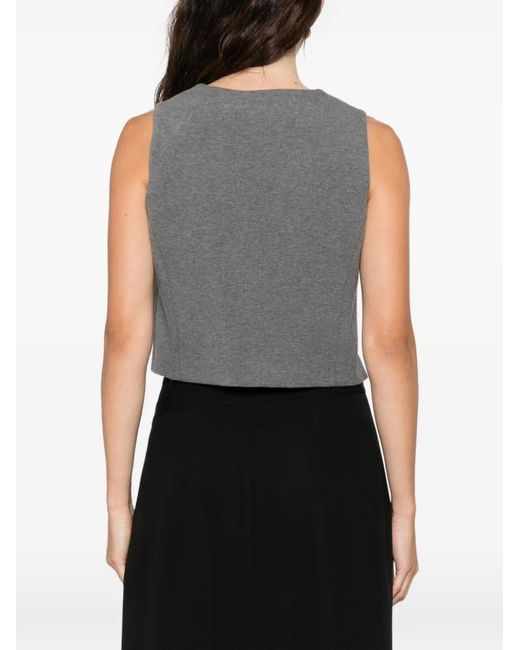 Circolo 1901 Gilet Met Knopen in het Gray