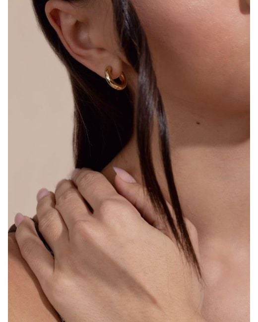 Jennifer Fisher Metallic Micro Lilly huggie-hoop Earrings