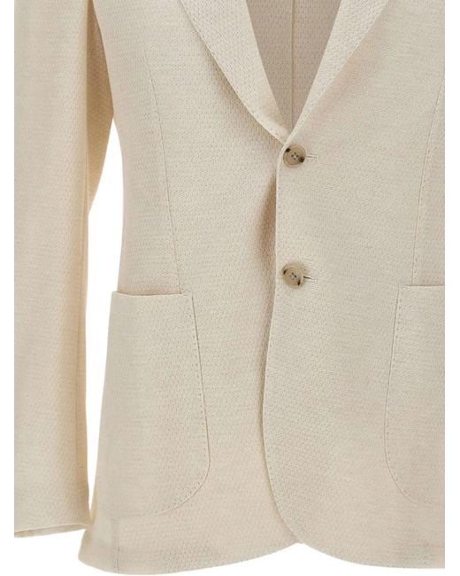 Barba Napoli White Jck Active Mono Blazer for men