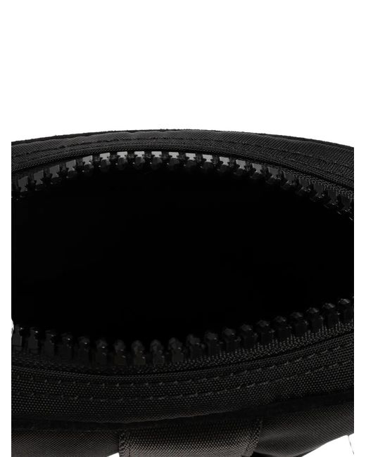 Moschino Black Logo-Detail Messenger Bag for men