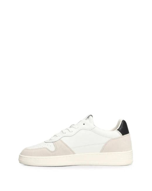 Date White Court 2.0 Suede-Panelled Perforated Sneakers for men