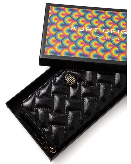 Kurt Geiger Black Kensington Wallet