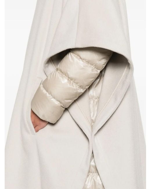 Herno White Polyamide/Feather/Down/Virgin Wool/Polyamide