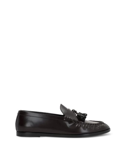 The Row White Tassel-Detail Loafers for men