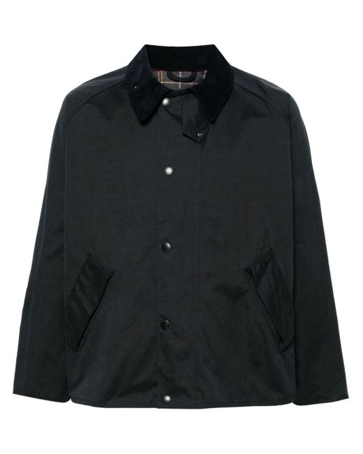 Barbour Transporter Hemdjacke mit Druckknöpfen in Black für Herren