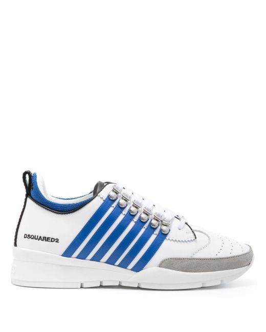 DSquared² Blue Legendary Leather Trainers for men