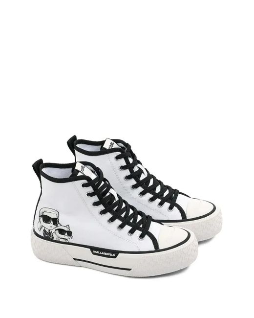 Karl Lagerfeld Black Kampus Max Iii Sneakers