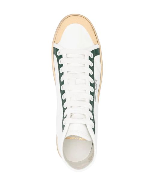 Saint Laurent White Sl39 Sneakers