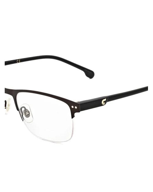 Carrera White Browline-Frame Glasses for men