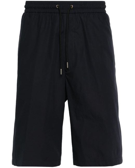 Paul Smith Blue Drawstring-waist Organic-cotton Shorts for men