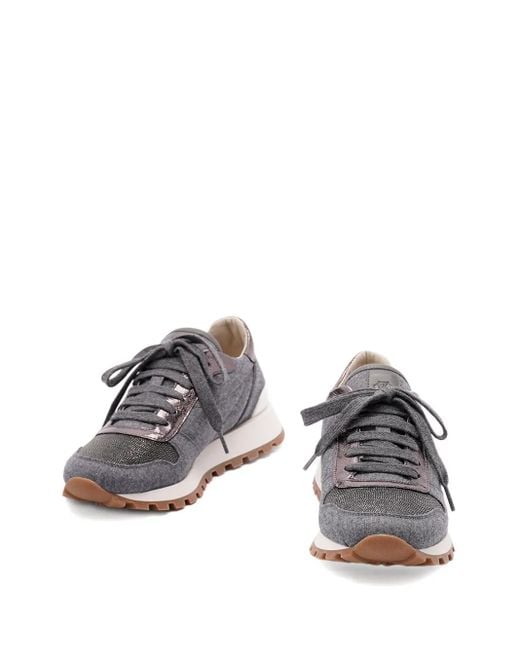 Brunello Cucinelli Gray Runners