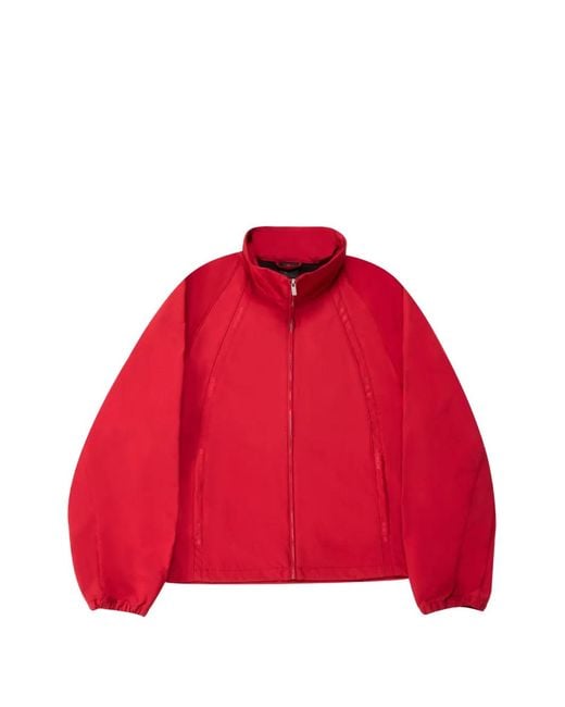Nike Red Zip-Up Track Jacket for men